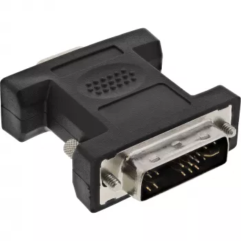 Adattatore DVI-A InLine DVI 12+5 connettore maschio / VGA 15 HD / S-VGA connettore femmina