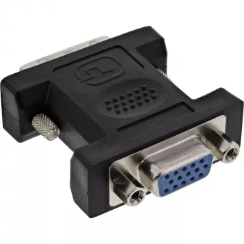 Adattatore DVI-A InLine DVI 12+5 connettore maschio / VGA 15 HD / S-VGA connettore femmina