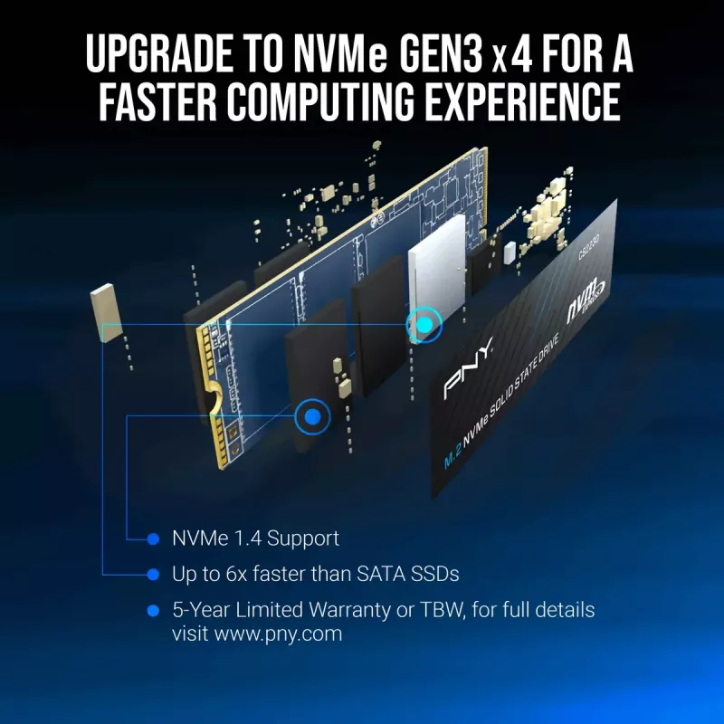 Unità SSD PNY 1 TB M.2 PCI Express 3.0 NVMe CS2230