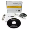 StarTech.com Scheda controller PCI Express PCIe 4 porte SuperSpeed USB 3.0 con UASP – Alimentazione SATA