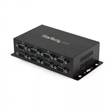 StarTech.com Hub adattatore USB a seriale DB9 RS232 8 porte – Montaggio industriale su guida DIN e a parete