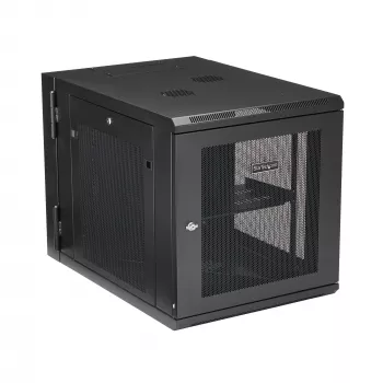 StarTech.com Armadio di rete a parete 4 montanti 12U con ripiano 1U, rack server a parete ribaltabile 19 pollici per dati / AV / elettronica / attrezzature informatiche, case rack ventilato flessibile