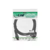 Cavo di alimentazione InLine tipo F tedesco / connettore per notebook “Mickey Mouse” nero 1,8 m