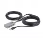Hub extender USB StarTech.com, cavo di prolunga USB 3.0 da 10m con hub USB-A a 4 porte, cavo ripetitore USB attivo/alimentato dal bus, alimentatore opzionale da 20W incluso, protezione ESD