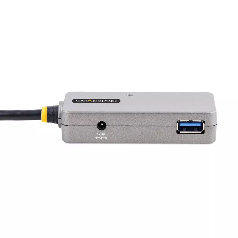 Hub extender USB StarTech.com, cavo di prolunga USB 3.0 da 10m con hub USB-A a 4 porte, cavo ripetitore USB attivo/alimentato dal bus, alimentatore opzionale da 20W incluso, protezione ESD