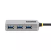Hub extender USB StarTech.com, cavo di prolunga USB 3.0 da 10m con hub USB-A a 4 porte, cavo ripetitore USB attivo/alimentato dal bus, alimentatore opzionale da 20W incluso, protezione ESD