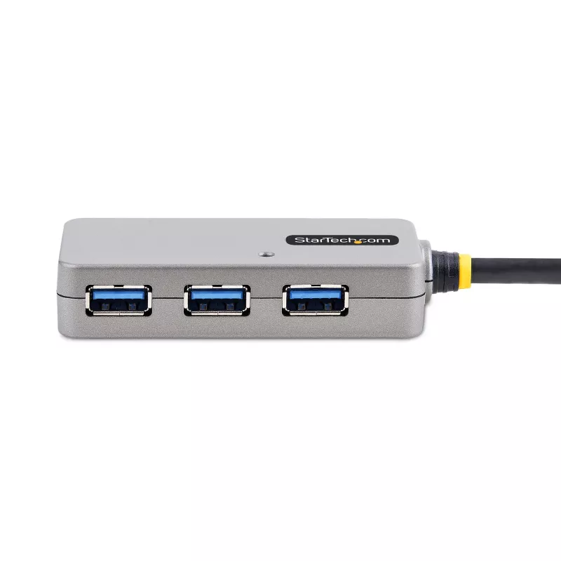 Hub extender USB StarTech.com, cavo di prolunga USB 3.0 da 10m con hub USB-A a 4 porte, cavo ripetitore USB attivo/alimentato dal bus, alimentatore opzionale da 20W incluso, protezione ESD