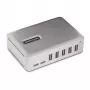 Hub USB-C StarTech.com a 7 porte - 5x USB-A + 2x USB-C - Self-Powered con alimentatore da 65W - USB 3.1 10Gbps - Hub USB per desktop/laptop con cavo di blocco certificato USB-IF da 3ft - Hub USB C