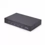 Switch KM StarTech.com a 4 porte con commutazione del mouse, switch USB per tastiera/mouse, audio 3,5mm/USB, condivisione periferiche per 4 computer, conforme TAA