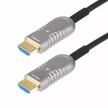 Cavo HDMI 2.1 Hybrid Active Optical (AOC) StarTech.com 100ft (30,4m), CMP, certificato Plenum, cavo in fibra ottica 8K Ultra High Speed HDMI 2.1/2.0, 48Gbps, 8K 60Hz/4K 120Hz, HDR10+/FRL/TMDS/eARC