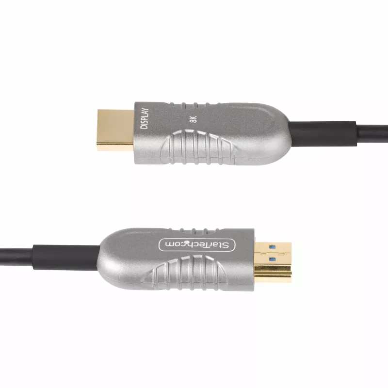 Cavo HDMI 2.1 Hybrid Active Optical (AOC) StarTech.com 100ft (30,4m), CMP, certificato Plenum, cavo in fibra ottica 8K Ultra High Speed HDMI 2.1/2.0, 48Gbps, 8K 60Hz/4K 120Hz, HDR10+/FRL/TMDS/eARC