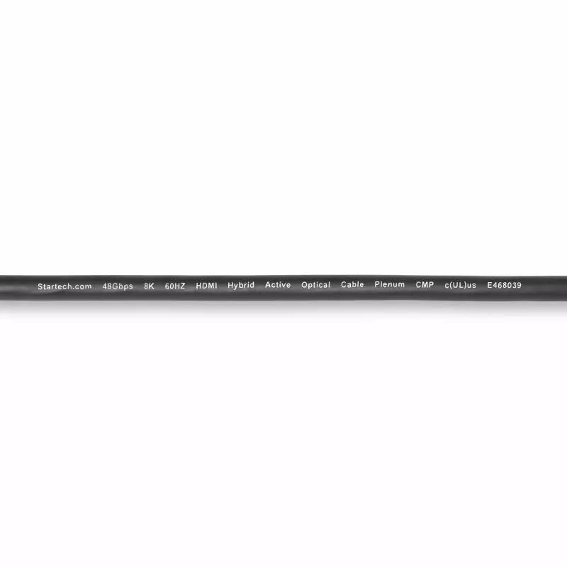 Cavo HDMI 2.1 Hybrid Active Optical (AOC) StarTech.com 100ft (30,4m), CMP, certificato Plenum, cavo in fibra ottica 8K Ultra High Speed HDMI 2.1/2.0, 48Gbps, 8K 60Hz/4K 120Hz, HDR10+/FRL/TMDS/eARC