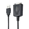 Cavo USB a seriale StarTech.com 1m con mantenimento della porta COM, connettore DB9 RS232 a convertitore USB, adattatore USB a seriale per PLC/stampante/scanner, chipset Prolific, Windows/Mac