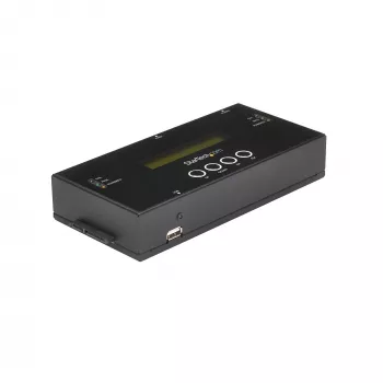 Duplicatore e cancellatore di dischi fissi standalone 1:1 StarTech.com, clonatore/copiatore HDD/SSD SAS e SATA, duplicatore e sanificatore di dischi fissi, display LCD, conforme TAA