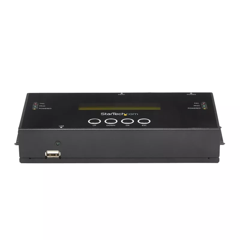 StarTech.com SATSASDUPE11 duplicatore e cancellatore standalone 1:1 per dischi rigidi SATA e SAS da 2,5/3,5″