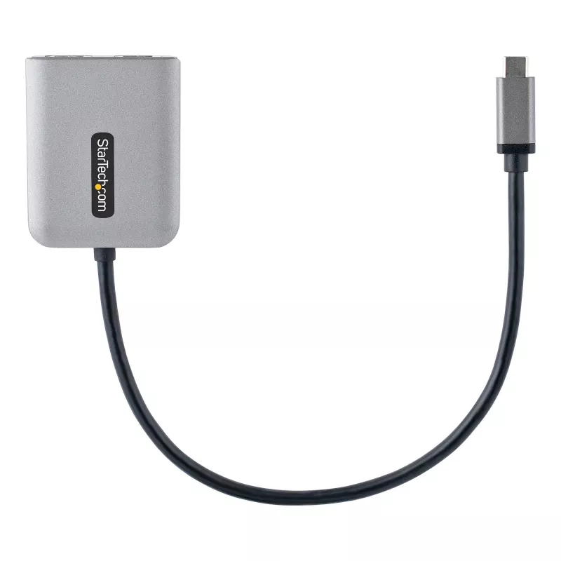 Hub MST USB-C a doppio HDMI StarTech.com - doppio HDMI 4K 60Hz - adattatore multi-monitor USB Type-C per laptop con cavo da 30cm - hub Multi-Stream Transport DP 1.4 - splitter USB-C a HDMI