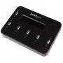 StarTech.com duplicatore e cancellatore USB standalone 1-a-5, copiatore multi-USB flash drive, copia di sistema e file e dell'intera unità a 1,5 GB/min, cancellazione singola e a 3 passaggi, display LCD – TAA