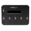 StarTech.com duplicatore e cancellatore USB standalone 1-a-5, copiatore multi-USB flash drive, copia di sistema e file e dell'intera unità a 1,5 GB/min, cancellazione singola e a 3 passaggi, display LCD – TAA