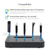 StarTech.com duplicatore e cancellatore USB standalone 1-a-5, copiatore multi-USB flash drive, copia di sistema e file e dell'intera unità a 1,5 GB/min, cancellazione singola e a 3 passaggi, display LCD – TAA