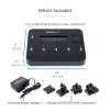 StarTech.com duplicatore e cancellatore USB standalone 1-a-5, copiatore multi-USB flash drive, copia di sistema e file e dell'intera unità a 1,5 GB/min, cancellazione singola e a 3 passaggi, display LCD – TAA