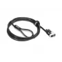 Lenovo 4XE1F30277 Kensington NanoSaver Combination lucchetto di sicurezza con cavo, nero