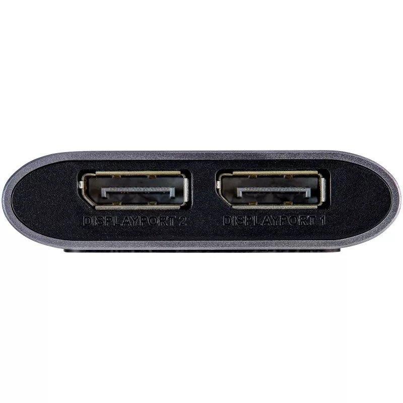 StarTech.com adattatore da Thunderbolt a dual DisplayPort DP 1.4, convertitore Thunderbolt a DP dual 4K 60Hz o singolo 8K/5K, adattatore video 2x monitor DisplayPort - Mac e Windows