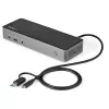 StarTech.com dock USB-C e USB-A - docking station ibrida universale per laptop triple monitor DisplayPort e HDMI 4K 60Hz - Power Delivery 85W, hub 6x USB, GbE, audio - USB 3.1 Gen 2 10Gbps - TAA