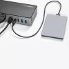StarTech.com dock USB-C e USB-A - docking station ibrida universale per laptop triple monitor DisplayPort e HDMI 4K 60Hz - Power Delivery 85W, hub 6x USB, GbE, audio - USB 3.1 Gen 2 10Gbps - TAA