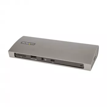 StarTech.com dock Thunderbolt 4, Power Delivery 96W, singolo 8K/dual monitor 4K 60Hz, 3xTB4/USB4 porte, 4xUSB-A, SD, GbE, docking station Thunderbolt 4 per Windows o MacBook TB3, cavo 0,8m