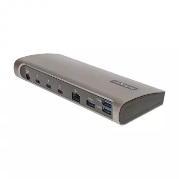 StarTech.com dock Thunderbolt 4, Power Delivery 96W, singolo 8K/dual monitor 4K 60Hz, 3xTB4/USB4 porte, 4xUSB-A, SD, GbE, docking station Thunderbolt 4 per Windows o MacBook TB3, cavo 0,8m
