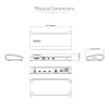 StarTech.com dock Thunderbolt 4, Power Delivery 96W, singolo 8K/dual monitor 4K 60Hz, 3xTB4/USB4 porte, 4xUSB-A, SD, GbE, docking station Thunderbolt 4 per Windows o MacBook TB3, cavo 0,8m