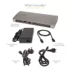 StarTech.com dock Thunderbolt 4, Power Delivery 96W, singolo 8K/dual monitor 4K 60Hz, 3xTB4/USB4 porte, 4xUSB-A, SD, GbE, docking station Thunderbolt 4 per Windows o MacBook TB3, cavo 0,8m