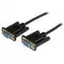 StarTech.com cavo seriale null modem DB9 RS232 1m nero F/F