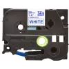 Nastro per etichette Brother TZe263 36 mm blu su bianco