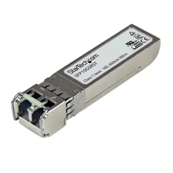 Modulo ricetrasmettitore SFP+ StarTech.com compatibile Cisco SFP-10G-SR – 10GBASE-SR~modulo SFP+ compatibile Cisco SFP-10G-SR – 10GBASE-SR – ricetrasmettitore ottico 10GbE fibra multimodale MMF – 10GE Gigabit Ethernet SFP+ – LC 300 m – 850 nm – DDM Cisco Firepower, ASR9000, C9300