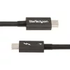 Cavo Thunderbolt 4 StarTech.com 0,5 m – 40 Gbit/s – 100W PD – video 4K/8K – cavo Thunderbolt certificato Intel – compatibile con USB 4/Thunderbolt 3/USB 3.2/USB Type-C/DisplayPort