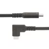 Cavo USB-C robusto ad angolo retto StarTech.com 0,9 m, USB 3.2 Gen 2 (10 Gbps), cavo dati USB-C su C a piena capacità dati, DP Alt-Mode 4K 60Hz, 100W Power Delivery – cavo USB Type-C a 90 gradi