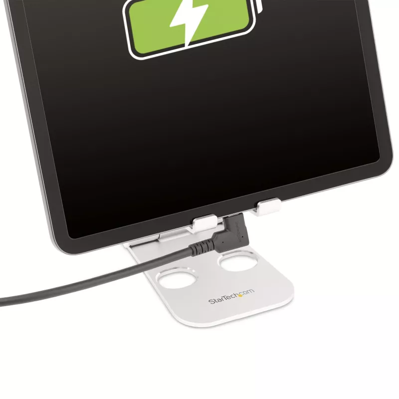 Cavo USB-C robusto ad angolo retto StarTech.com 0,9 m, USB 3.2 Gen 2 (10 Gbps), cavo dati USB-C su C a piena capacità dati, DP Alt-Mode 4K 60Hz, 100W Power Delivery – cavo USB Type-C a 90 gradi