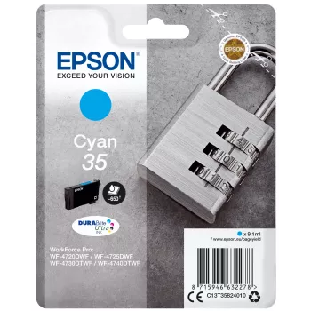 Epson Padlock confezione singola ciano 35 DURABrite Ultra inchiostro
