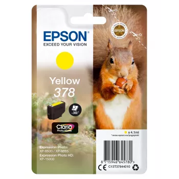 Cartuccia Epson 378 giallo 360 pagine inchiostro C13T37844010