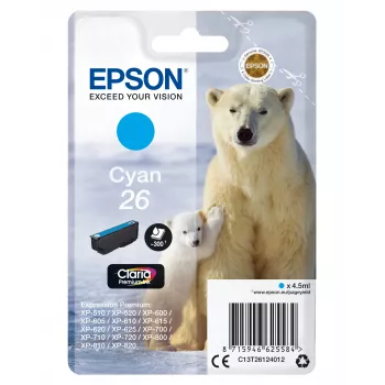 Epson Polar Bear confezione singola ciano 26 Claria Premium Ink