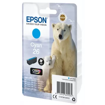 Epson Polar Bear confezione singola ciano 26 Claria Premium Ink