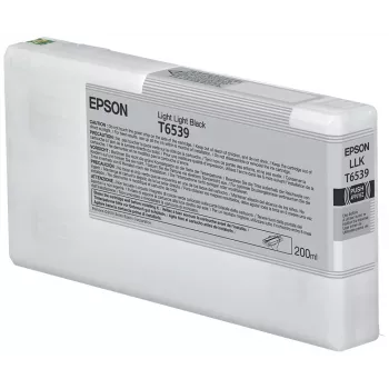 Epson T6539 cartuccia d'inchiostro nero chiaro chiaro (200 ml), nero chiaro chiaro, inchiostro pigmentato, 200 ml, 1 pz.