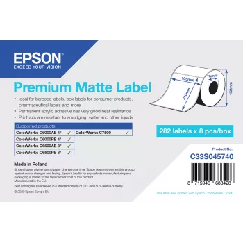 Epson C33S045740 etichetta adesiva per stampante