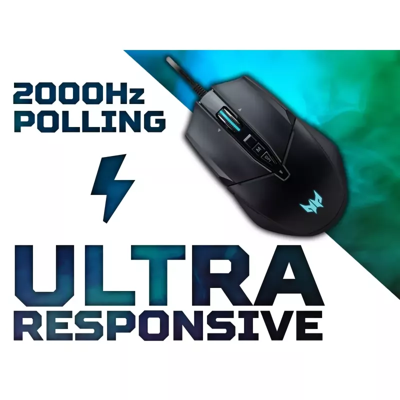 Mouse da gaming Acer Predator Cestus 335