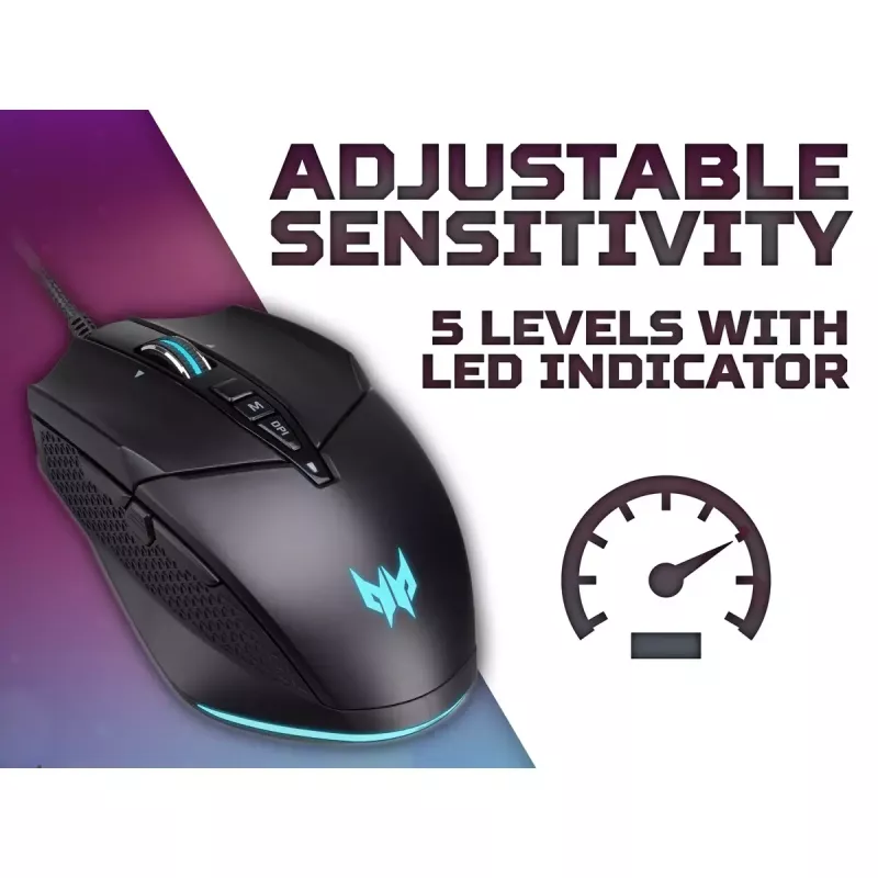 Mouse da gaming Acer Predator Cestus 335