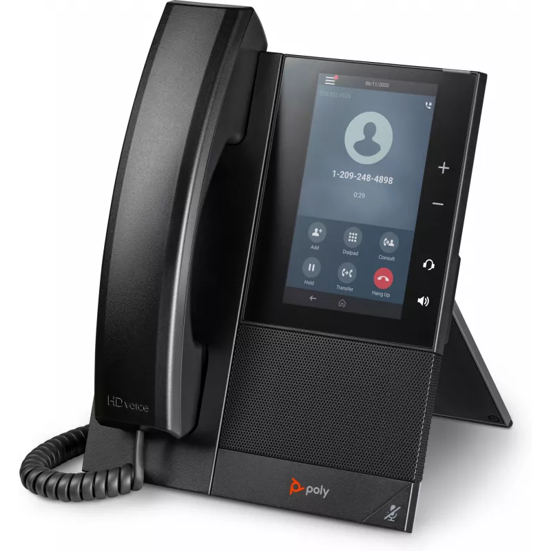HP Poly CCX 500 Telefono business media con Open SIP e PoE