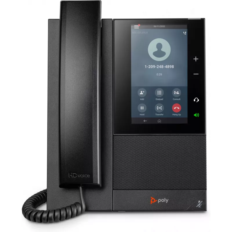 HP Poly CCX 500 Telefono business media con Open SIP e PoE