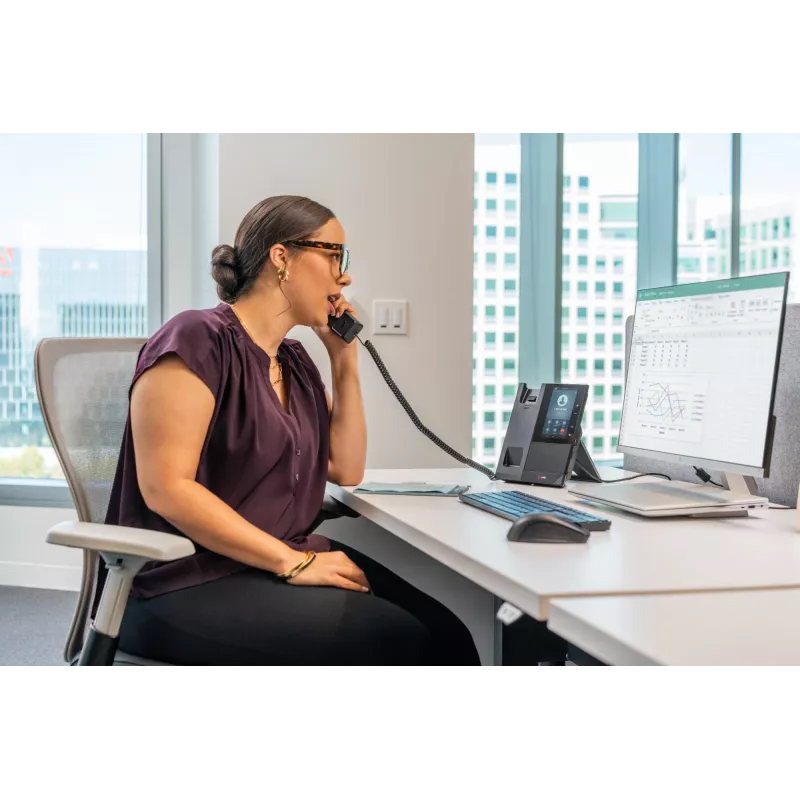 HP Poly CCX 500 Telefono business media con Open SIP e PoE