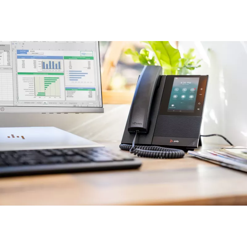 HP Poly CCX 500 Telefono business media con Open SIP e PoE